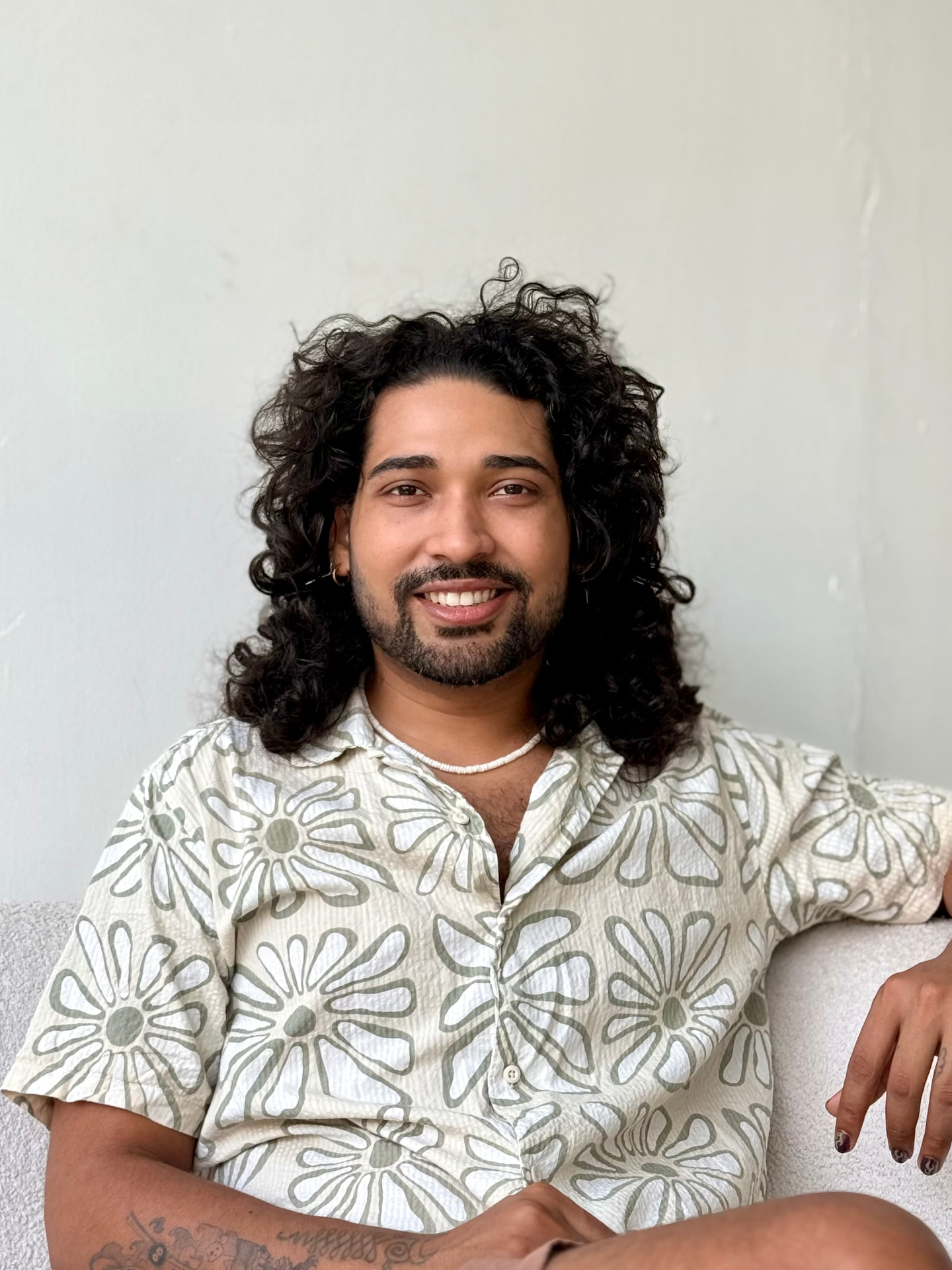 Portrait of Eklavya smiling